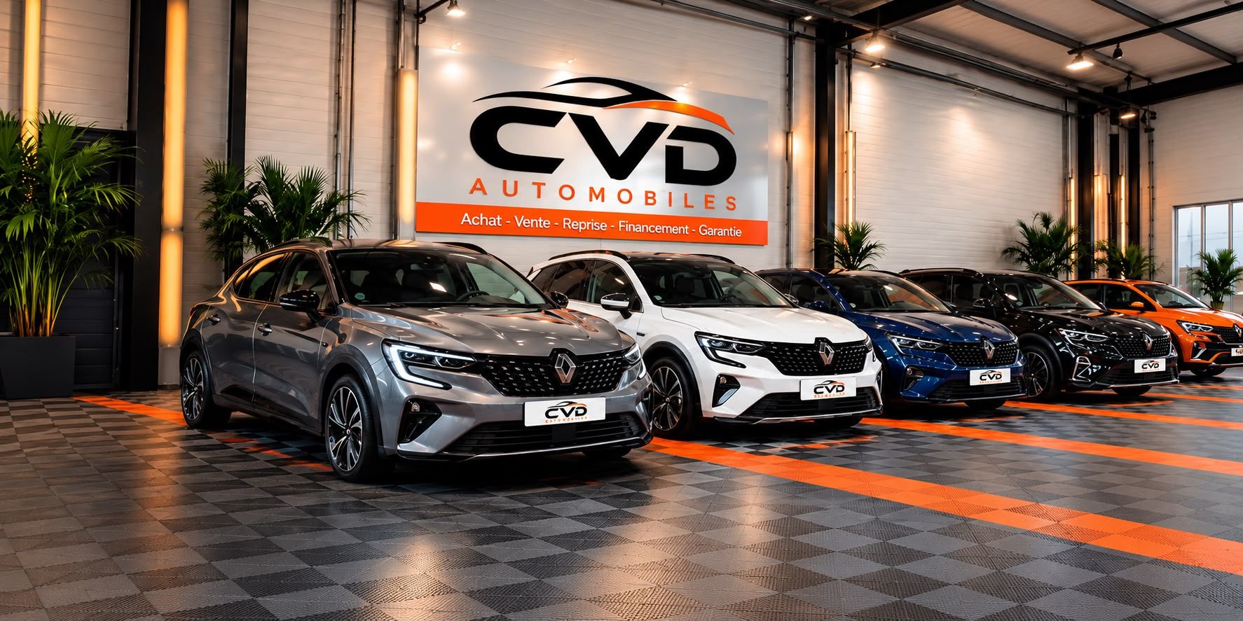 Showroom CVD Automobiles à Palaiseau : achat, vente, reprise, financement, garantie